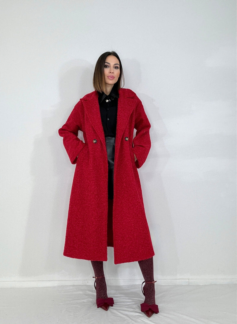 Cappotto rosso FEDERICA BI