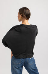 Maglia in Jersey e pizzo FEDERICA BI (due colori)