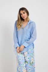 Camicia azzurra laccetti FEDERICA BI