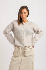Cardigan in mohair FEDERICA BI