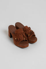 Zoccolo in ecosuede FEDERICA BI