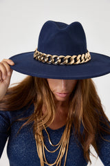 Cappello blu FEDERICA BI