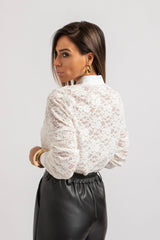 Camicia bianca in pizzo FEDERICA BI