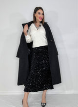 Cappotto nero FEDERICA BI