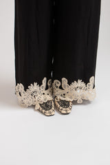 Completo nero top e pantalone FEDERICA BI
