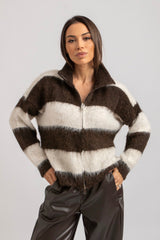 Cardigan riga moro FEDERICA BI