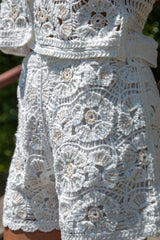 Set crochet gilet e short FEDERICA BI