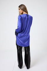 Abito in raso frange FEDERICA BI