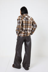 Camicia felpata tartan FEDERICA BI ( due colori )