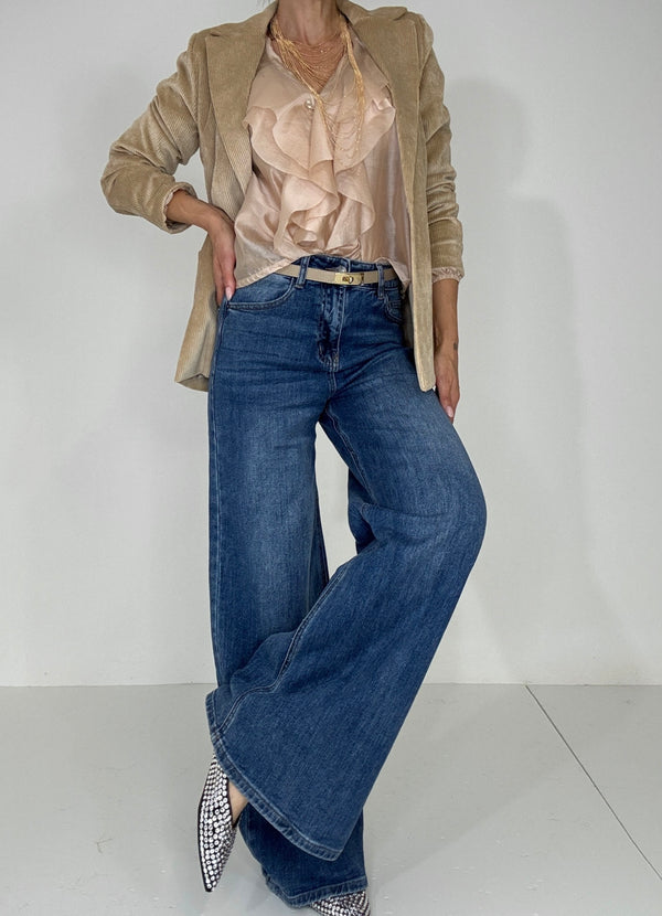 Denim jeans a palazzo FEDERICA BI