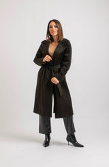 Cappotto nero FEDERICA BI