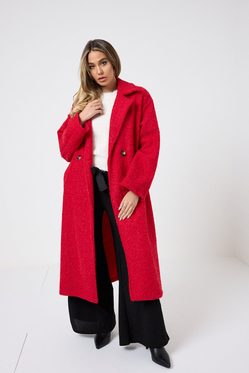 Cappotto rosso FEDERICA BI
