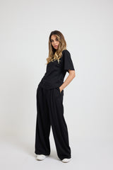 SET tuta leggera nero FEDERICA BI