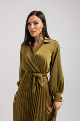 Abito FEDERICA BI pistacchio