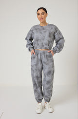 Tuta grigia tie and die FEDERICA BI