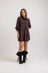 Abito tartan FEDERICA BI