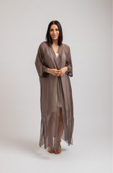 Kimono lungo moro FEDERICA BI