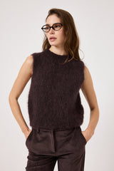 Gilet kid mohair ( vari colori ) FEDERICA BI