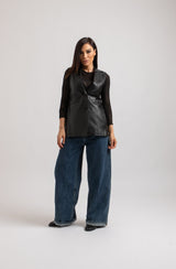 Gilet nero FEDERICA BI