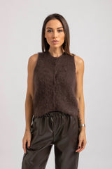 Gilet in kid mohair FEDERICA BI (5 colori)
