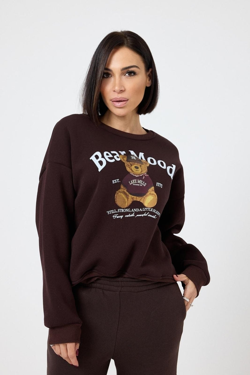 Tuta felpata FEDERICA BI ( due colori )