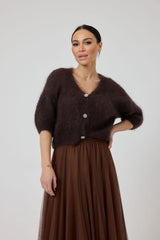 Cardigan mohair FEDERICA BI