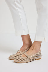 Ballerina beige cristalli FEDERICA BI