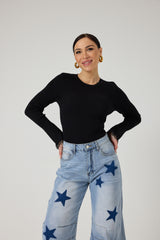 Maglia profili pizzo FEDERICA BI