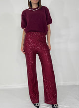 Pantalone in paillettes FEDERICA BI