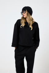 Cuffia nera lurex FEDERICA BI