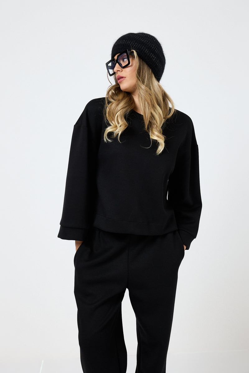 Cuffia nera lurex FEDERICA BI