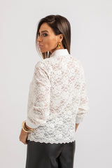 Camicia bianca in pizzo FEDERICA BI