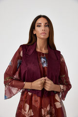 Abito in chiffon fantasia FEDERICA BI