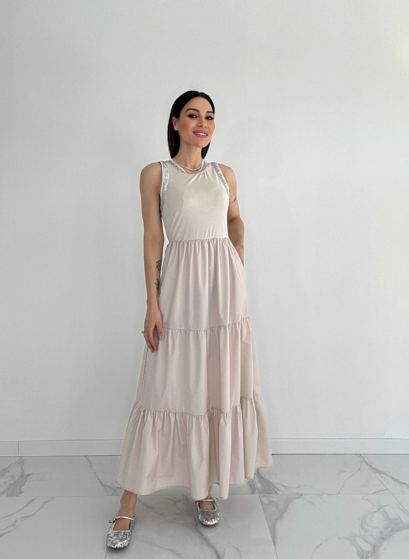 Abito lungo FEDERICA BI ( due colori )