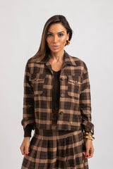 Giacca tartan FEDERICA BI