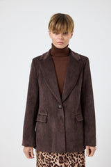 Blazer in velluto moro FEDERICA BI