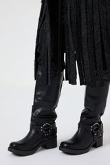 Anfibio nero borchiette FEDERICA BI