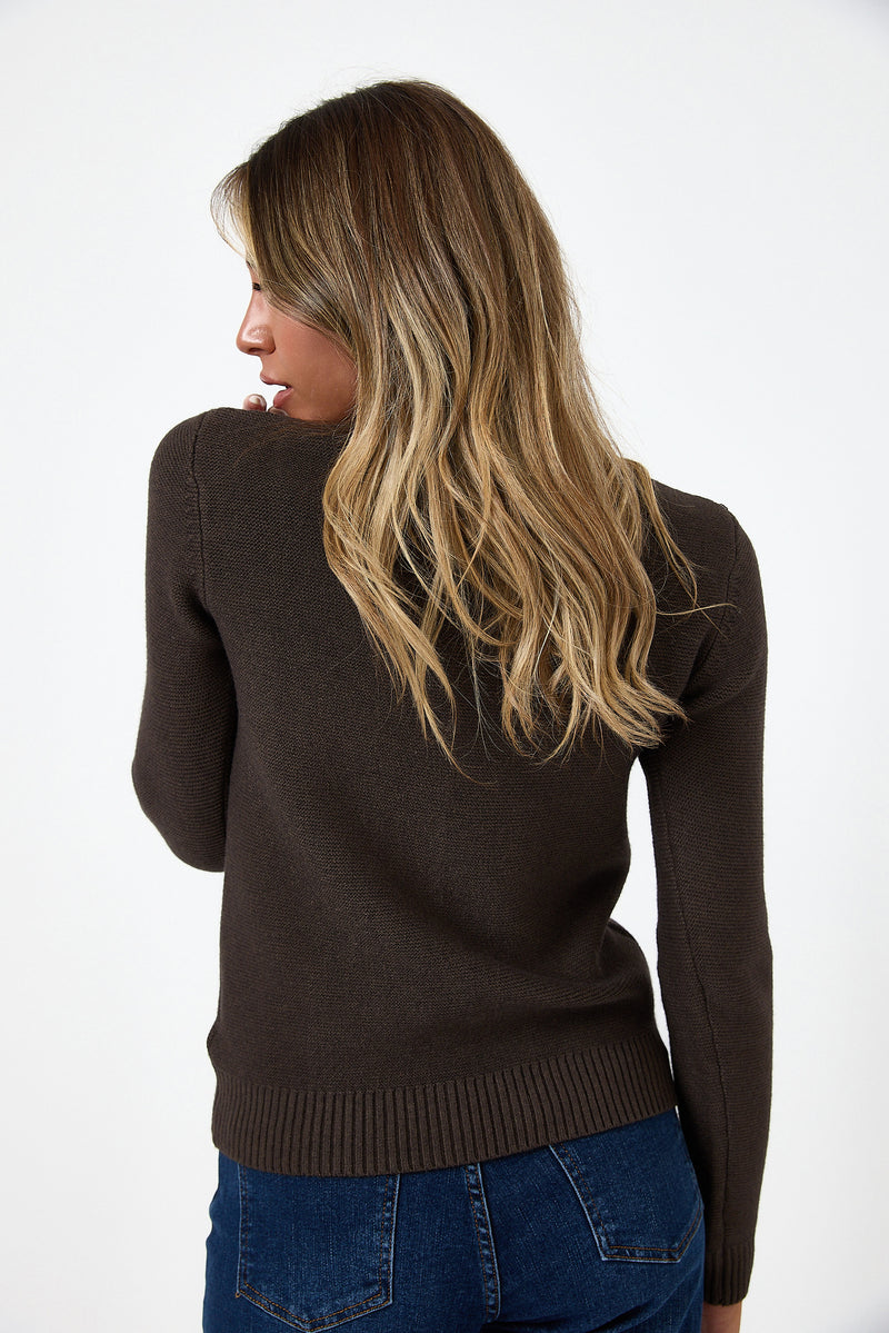 Maglia treccia FEDERICA BI ( vari colori )