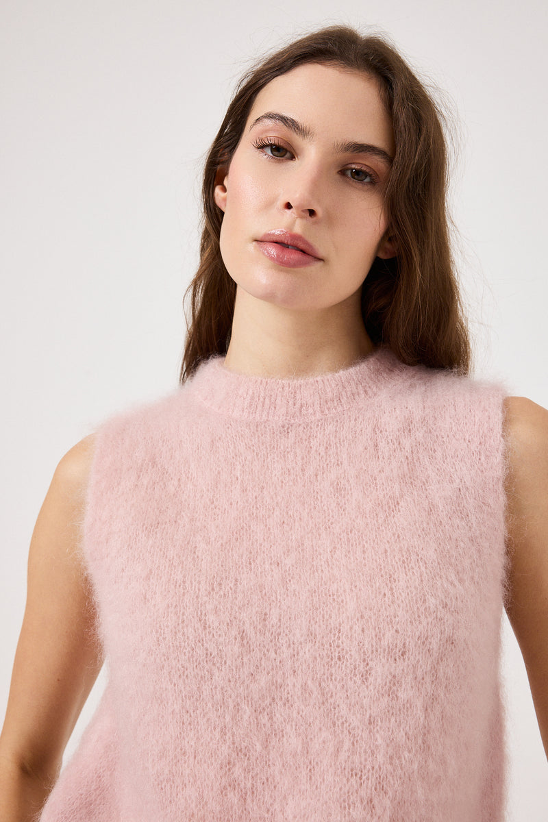 Gilet kid mohair ( vari colori ) FEDERICA BI