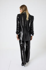 Tailleur nero in paillettes FEDERICA BI