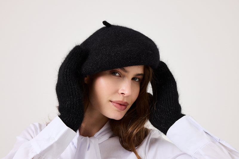 Basco nero lurex FEDERICA BI