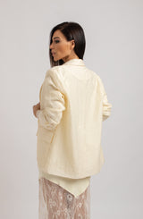 Blazer crema FEDERICA BI