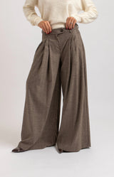 Pantalone tortora palazzo FEDERICA BI