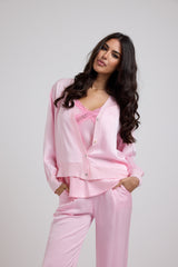 Cardigan seta manica FEDERICA BI (piu’ colori)
