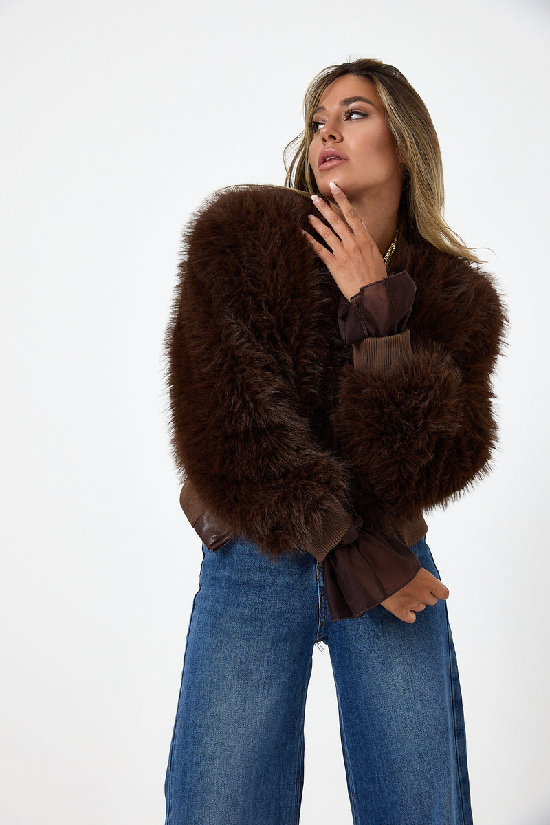 Giacca ECO marrone FEDERICA BI