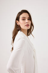 Camicia bianca in chiffon FEDERICA BI