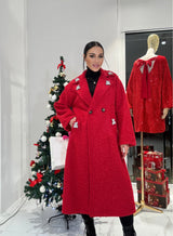 Cappotto rosso TEDDY FEDERICA BI