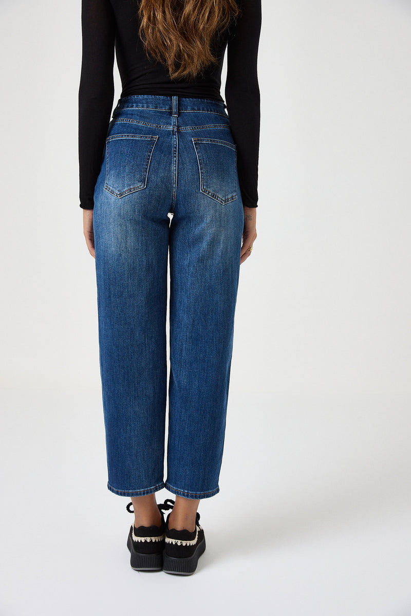 Denim blu elasticizzato charms FEDERICA BI
