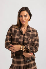 Giacca tartan FEDERICA BI