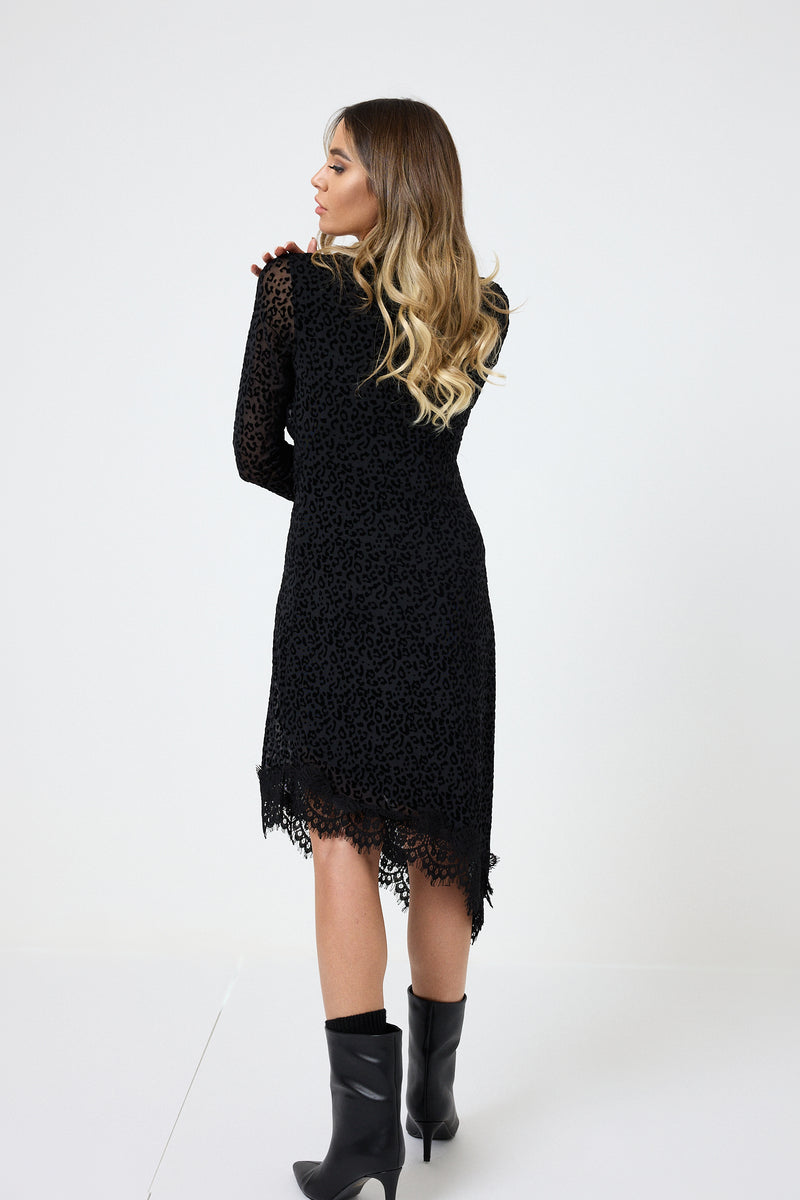 Abito in lycra stampa animalier FEDERICA BI ( due colori )